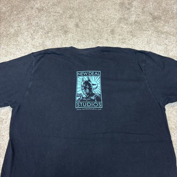 RARE The Dark Knight Cast & Crew T Shirt Y2K Heath Ledger Men's Large 2008 - Picture 4 of 13